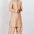 Beige viscose ps premium designer festive wear pathani set