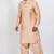 Beige viscose ps premium designer festive wear pathani set