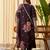 Coffee color beautiful silk blend embroidered work fancy kurta set