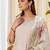 Grey color beautiful silk blend embroidered work fancy kurta set