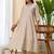 Grey color beautiful silk blend embroidered work fancy kurta set
