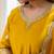 Mustard color beautiful silk blend embroidered work fancy kurta set