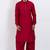 Red viscose ps premium designer festive wear pathani set
