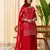 Pink color beautiful silk blend embroidered work fancy kurta set