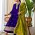Purple color beautiful embroidered graceful partywear ceremonial suit