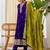 Purple color beautiful embroidered graceful partywear ceremonial suit