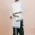 White banarasi dhupion silk premium designer festive wear dhoti kurta set