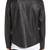 Men's genuine sheep leather jacket motorcycle black cafe racer style jacket-cl-m011
