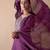Purple color beautiful embroidered graceful partywear ceremonial suit