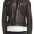 Men's genuine sheep leather jacket motorcycle black cafe racer style jacket-cl-m15