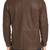Men's genuine sheep leather jacket motorcycle brown cafe racer style jacket-cl-m17