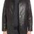 Men's genuine sheep leather jacket motorcycle black cafe racer style jacket-cl-m18