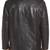 Men's genuine sheep leather jacket motorcycle black cafe racer style jacket-cl-m18