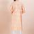 Pink cotton silk jacquard premium designer festive wear kurta pyjama set