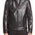 Men's genuine sheep leather jacket motorcycle black cafe racer style jacket-cl-m21