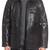 Men's genuine lambskin leather jacket leather motorcycle biker racer style jacket-cl-m26