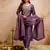 Onion color chanderi viscose fabric designer embroidery work graceful girlie kurta set for party looks