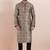 Brown color jacquard silk premium designer festive wear kurta pyjama set