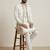White doniyar shartin premium designer festive wear kurta pyjama with long jacket set