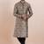 Brown color jacquard silk premium designer festive wear kurta pyjama set