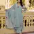 Sky blue color chanderi  fabric designer embroidery work graceful girlie kurta set for party looks