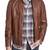 Men's genuine lambskin leather jacket brown motorcycle biker racer style jacket-cl-m32