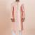 Peach color jacquard silk premium designer festive wear kurta pyjama set