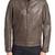 Men's genuine lambskin leather jacket leather motorcycle biker racer style jacket-cl-m34