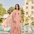 Peach color chanderi  fabric designer embroidery work graceful girlie kurta set for party looks