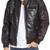 Men's genuine lambskin leather jacket leather motorcycle biker racer style jacket-cl-m37