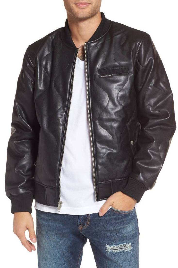 Men's genuine lambskin leather jacket leather motorcycle biker racer style jacket-cl-m37