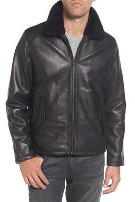 men's genuine lambskin leather biker jacket classic moto zip style sophisticated 1
