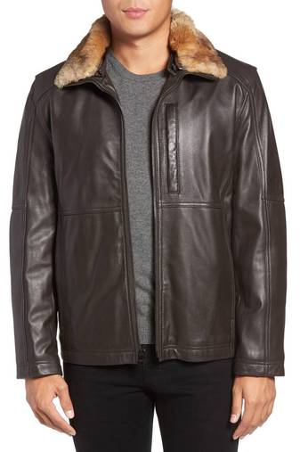 men's genuine lambskin leather biker jacket classic moto zip style classic