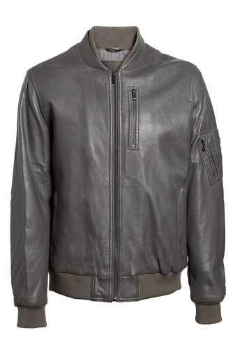 men's genuine lambskin leather biker jacket classic moto zip style versatile