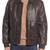 Men's genuine lambskin leather jacket leather motorcycle biker racer style jacket-cl-m41