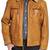 Men's genuine lambskin leather jacket leather motorcycle biker racer style jacket-cl-m45