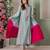 Sky blue color french crepe fabric designer embroidery work graceful girlie kurta set for party looks