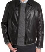 Men's genuine lambskin leather jacket leather motorcycle biker racer style jacket-cl-m47