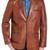 Men's leather blazer genuine soft lambskin real leather sport coat jacket brown-cl-m048