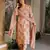 Pink color beautiful cambric cotton fabric smart printed readyade suit
