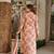 Pink color beautiful cambric cotton fabric smart printed readyade suit