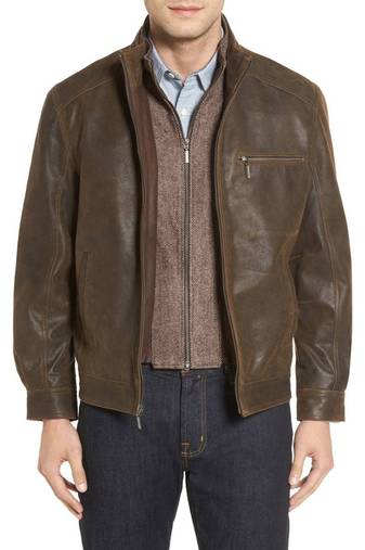 men's genuine lambskin leather biker jacket classic moto zip style unique