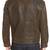 Men's genuine lambskin leather jacket leather motorcycle biker racer style jacket-cl-m50