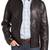 Men's genuine lambskin leather jacket leather motorcycle biker racer style jacket-cl-m51