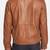 Men's genuine lambskin leather jacket leather motorcycle biker racer style jacket-cl-m53