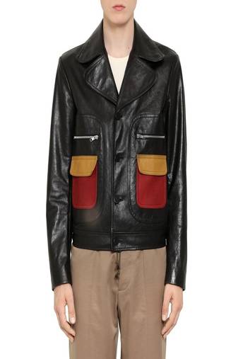 men's genuine lambskin leather biker jacket classic moto zip style pro