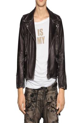 men's genuine lambskin leather biker jacket classic moto zip style ultimate 1