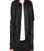 Men's genuine lambskin leather jacket leather motorcycle biker racer style jacket-cl-m60