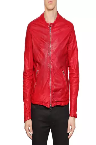 men's genuine lambskin leather biker jacket classic moto zip style premium exclusive
