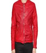 Men's genuine lambskin leather jacket leather motorcycle biker racer style jacket-cl-m62